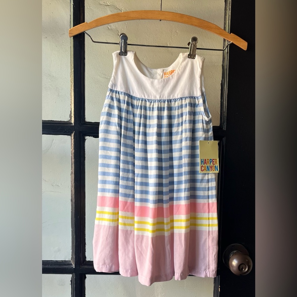 Harper Canyon Stripped Girls Summer Dress